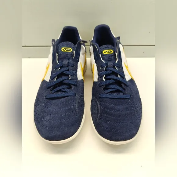 Nike Streetgato Midnight Navy Vivid Sulfur Indoor Soccer Futsal Cleats Men's 6