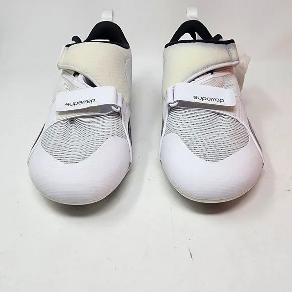 Nike SuperRep Cycle Indoor Cycling‎ Shoe Size 9 Men's CW2191 100 White Black