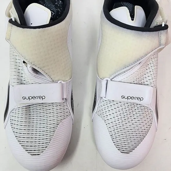 Nike SuperRep Cycle Indoor Cycling‎ Shoe Size 9 Men's CW2191 100 White Black