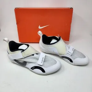 Nike SuperRep Cycle Indoor Cycling‎ Shoe Size 9 Men's CW2191 100 White Black