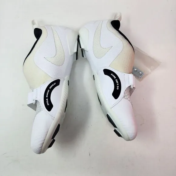 Nike SuperRep Cycle Indoor Cycling‎ Shoe Size 9 Men's CW2191 100 White Black