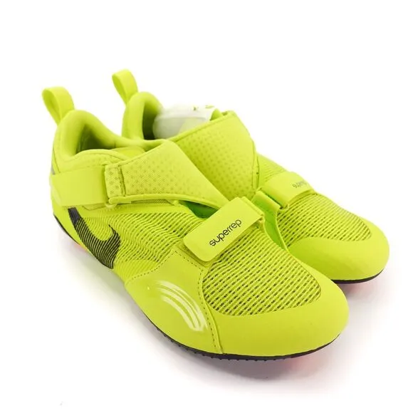 Nike Superrep Cycle Volt Black Indoor Cycling Peloton CJ0775-348 Womens Size 8.5