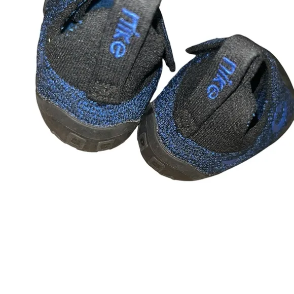 Nike Swoosh 1 Baby Infant Toddler Flyknit Shoes Blue Hyper kid size 7c