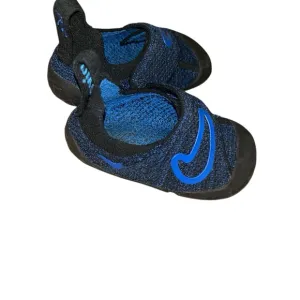 Nike Swoosh 1 Baby Infant Toddler Flyknit Shoes Blue Hyper kid size 7c