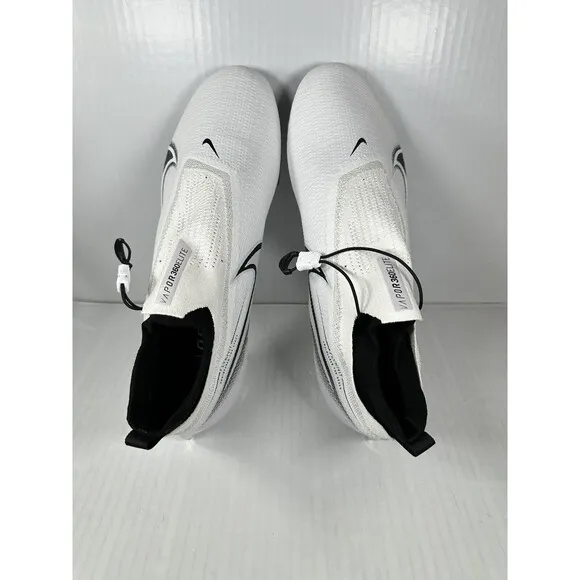 Nike Vapor Edge Elite 360 Flyknit Mens Size 14 Wide Football Cleats CV6317-100