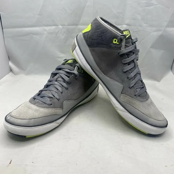 Nike Zoom Talache 1 Mid Sneakers Grey Volt Quickstrike 318212-001 Mens Sz 11