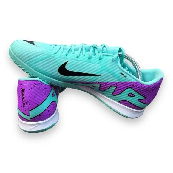Nike Zoom Vapor 15 Academy IC Men Sz 11 Hyper Turquoise Indoor Soccer DJ5633-300