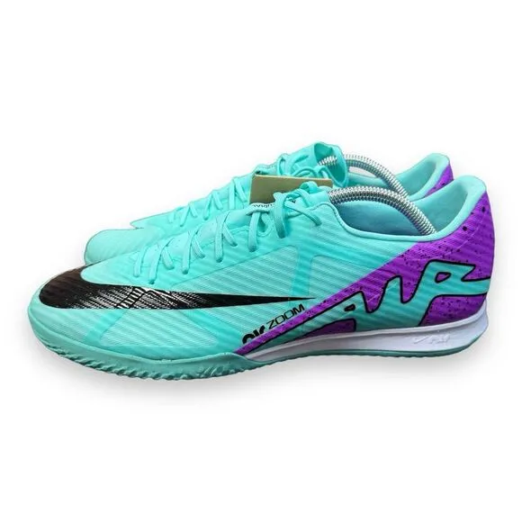 Nike Zoom Vapor 15 Academy IC Men Sz 11 Hyper Turquoise Indoor Soccer DJ5633-300