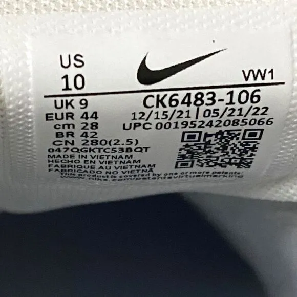 Nike Air Max 270 G Mens Golf Shoes White Racer Blue CK6483-106 size 11.5 No Box