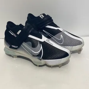 Nike Force Mens Shoes Zoom Mike Trout 7 Baseball Cleats Black White Size 10.5