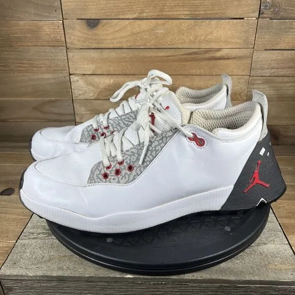Nike Shoes Men's Size 10 Air Jordan ADG 2 White Cement Lace Up Athletic Sneakers