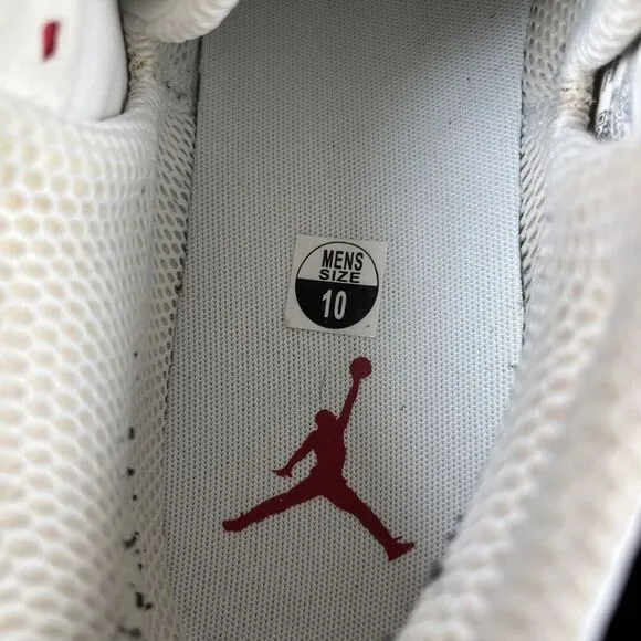Nike Shoes Men's Size 10 Air Jordan ADG 2 White Cement Lace Up Athletic Sneakers