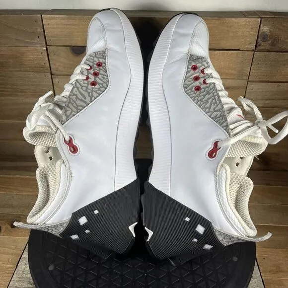 Nike Shoes Men's Size 10 Air Jordan ADG 2 White Cement Lace Up Athletic Sneakers