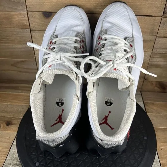 Nike Shoes Men's Size 10 Air Jordan ADG 2 White Cement Lace Up Athletic Sneakers