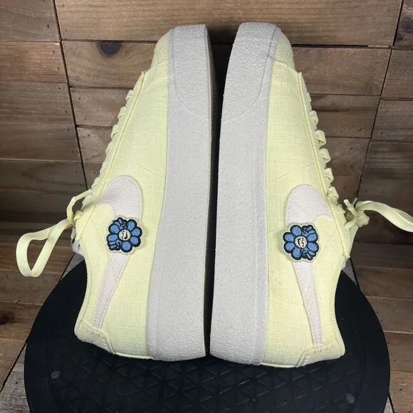 Nike Womens Size US 9 Blazer Low Platform Next Nature Flower Power Lace Up Shoes