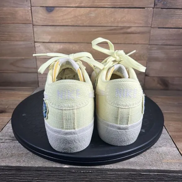 Nike Womens Size US 9 Blazer Low Platform Next Nature Flower Power Lace Up Shoes