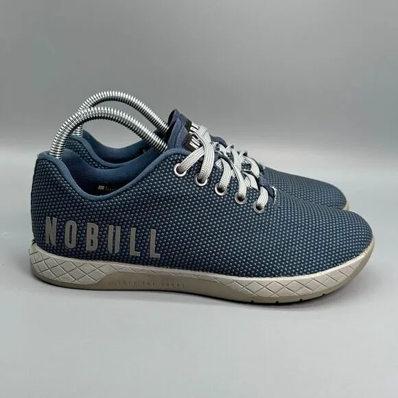 Nobull Outwork Womens 8.5 Blue Training Sneakers Lace-Up Low Top Shoes
