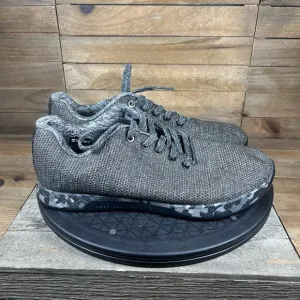 NOBULL Mens Size 8.5 Black/Gray Camo Athletic Shoes Running Lace Up Sneakers