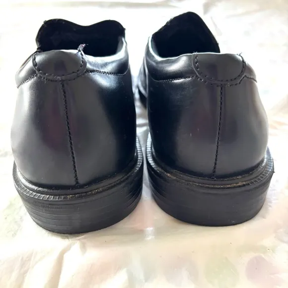 Nunn Bush Bay-ridge loafer Slip On Shoes black leather Moc Toe SZ 8.5 M NWOT