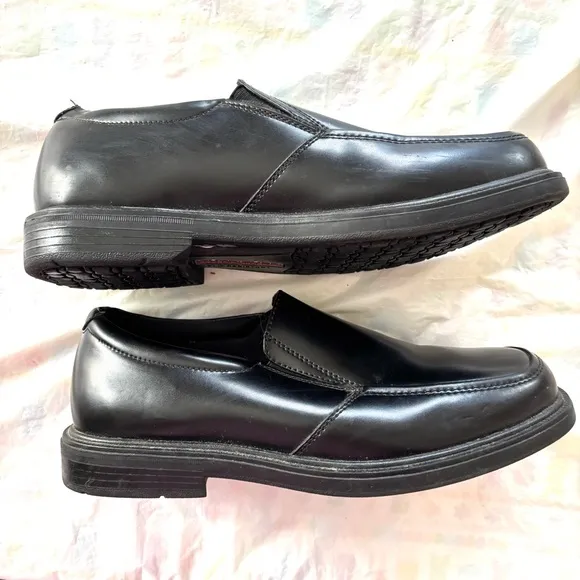 Nunn Bush Bay-ridge loafer Slip On Shoes black leather Moc Toe SZ 8.5 M NWOT
