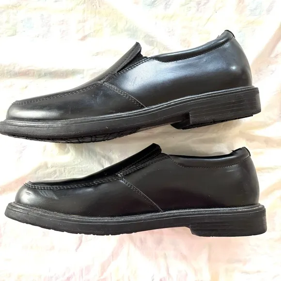 Nunn Bush Bay-ridge loafer Slip On Shoes black leather Moc Toe SZ 8.5 M NWOT