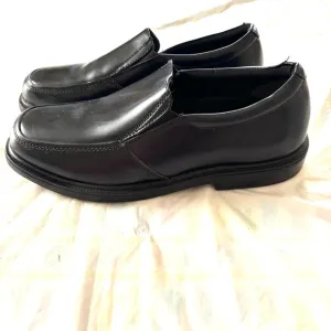 Nunn Bush Bay-ridge loafer Slip On Shoes black leather Moc Toe SZ 8.5 M NWOT