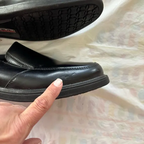 Nunn Bush Bay-ridge loafer Slip On Shoes black leather Moc Toe SZ 8.5 M NWOT