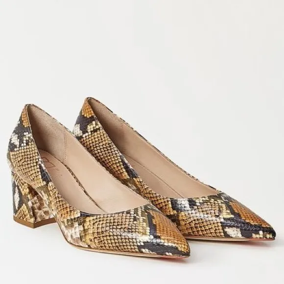 NWOB Mavette Sorella Pumps in Snakeskin