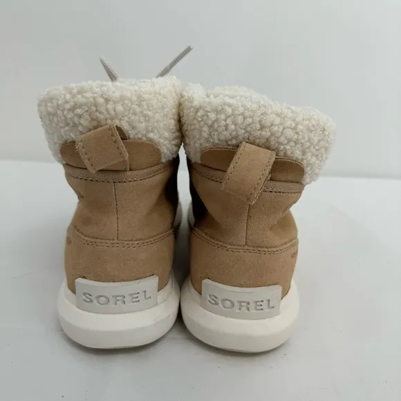 NWOB Sorel Explorer Next Carnival Womens Tan Waterproof Winter Boots Size 6.5