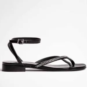 NWOB Zadig &amp; Voltaire Rockzy Vintage Chains Sandals size 37