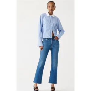 NWOT J. Crew 9&quot; Demi-Boot Crop Jean in Wedgewood Wash Size 26