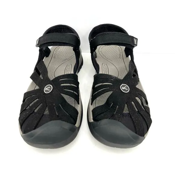 NWOT Keen Women's Rose Black Hiking Beach Sandal Shoes