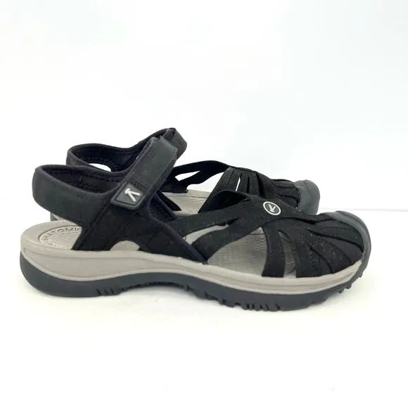 NWOT Keen Women's Rose Black Hiking Beach Sandal Shoes