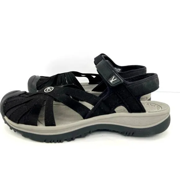 NWOT Keen Women's Rose Black Hiking Beach Sandal Shoes