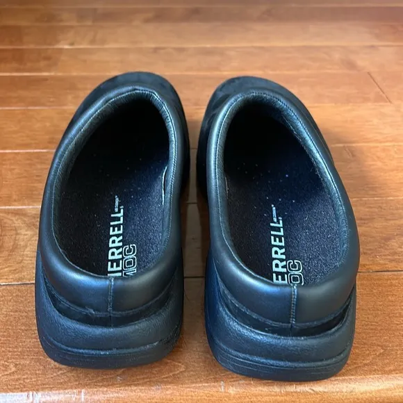 NWOT Men's Merrell Primo Black Jungle MOC Shoes Size 9.5