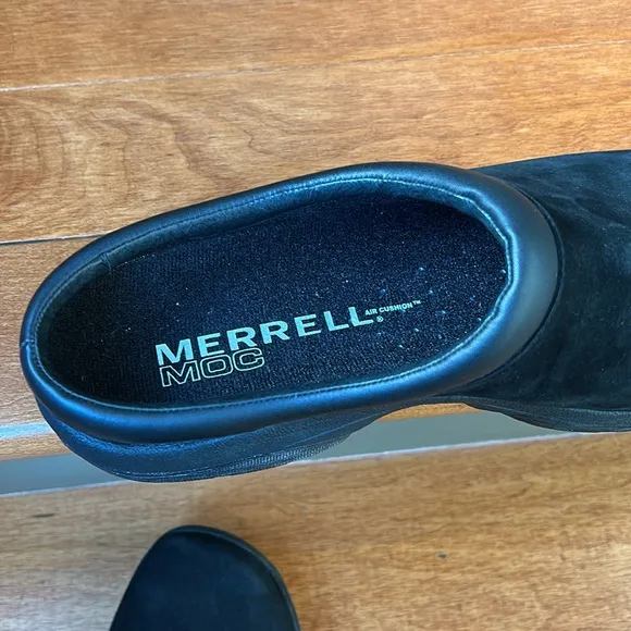 NWOT Men's Merrell Primo Black Jungle MOC Shoes Size 9.5