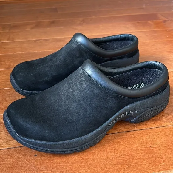 NWOT Men's Merrell Primo Black Jungle MOC Shoes Size 9.5