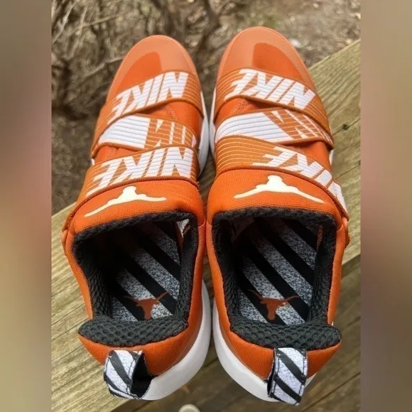 NWOT Nike Golf Air Zoom Gimme Texas Longhorns orange white slip-on shoes sz 10.5