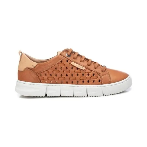 NWOT Carmela Leather Woven Sneakers