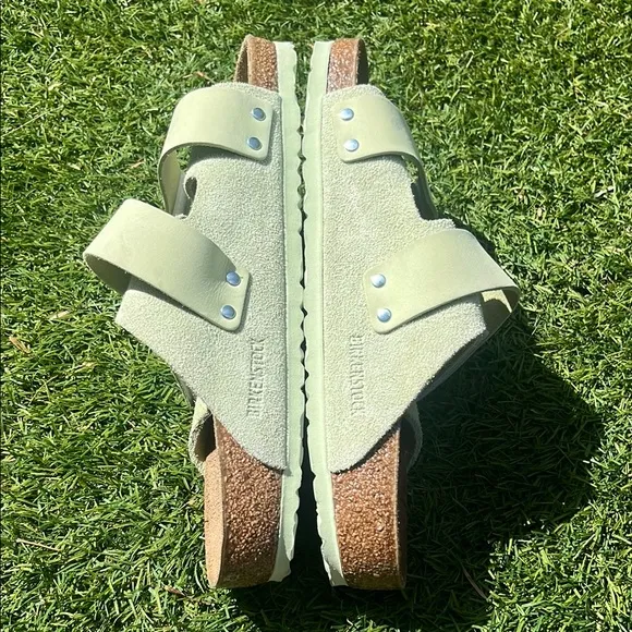 NWT BIRKENSTOCK Uji Nubuck Sandals!