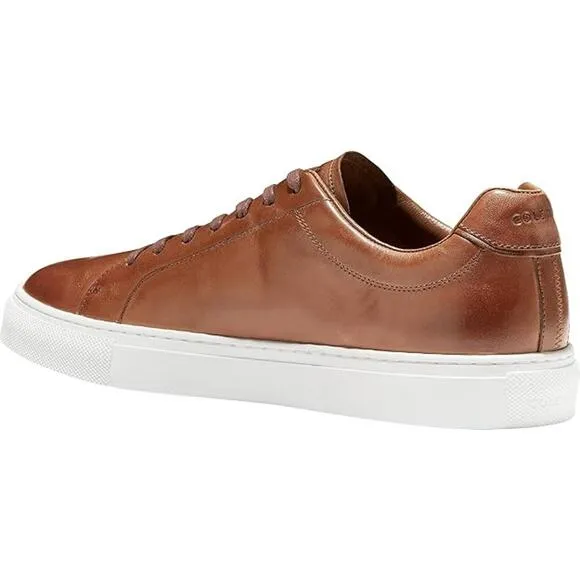 NWT Cole Haan Men's Grand Series Jensen Sneaker Shoes, British Tan-9 Wide