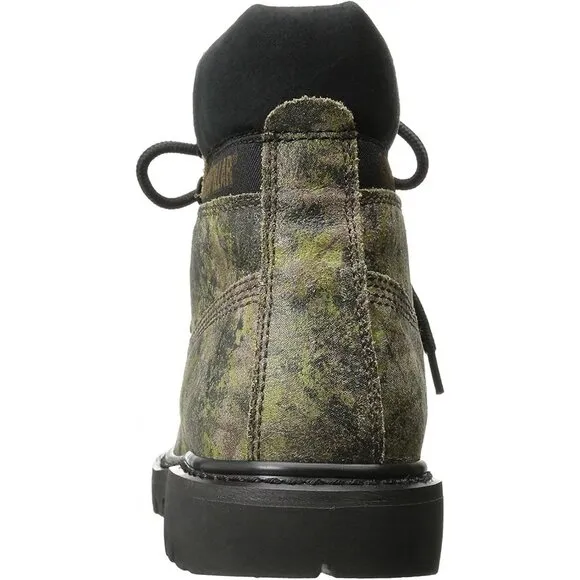 NWT Mens Size 9 Caterpillar Colorado Camo Work Hunting Leather Boots NEW