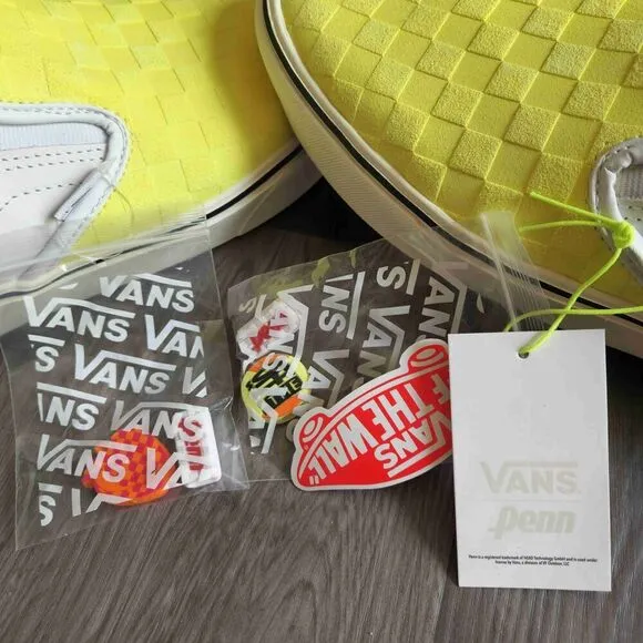 NWT Vans X Penn ComfyCush Limited Edition Tennis Shoes Woven Mens Size 11.5