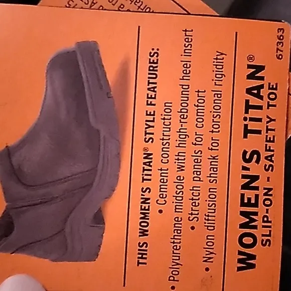 NWT women's Timberland Titan power fit safety toe shoes size 6