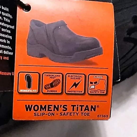 NWT women's Timberland Titan power fit safety toe shoes size 6