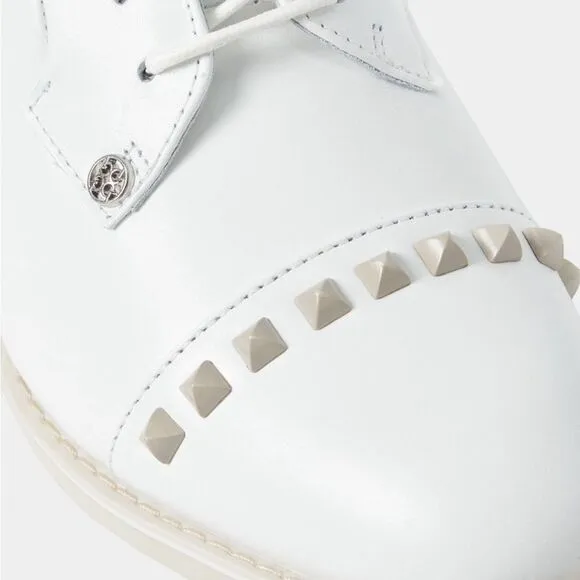 NWT Women’s G/Fore Gallivanter Leather Stud Cap Toe Golf Shoe size 8.5