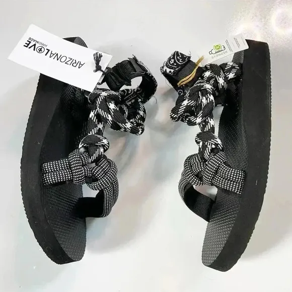 NWT Arizona Love Trekky Rope Handmade Sport Sandals size 37 US6.5