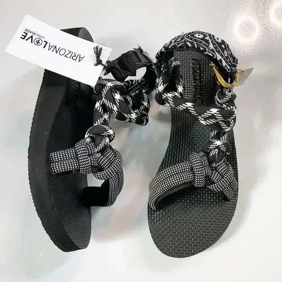 NWT Arizona Love Trekky Rope Handmade Sport Sandals size 37 US6.5