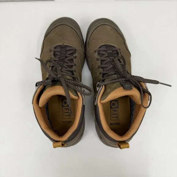 Oboz Sypes Mid Leather Lace Up Outdoor Hiking Boots Shoes Mens size 10