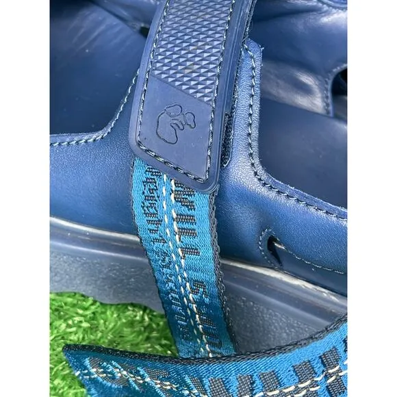 OFF-WHITE Trek Sponge Sole Sandals Blue Size 39 EU 9 US